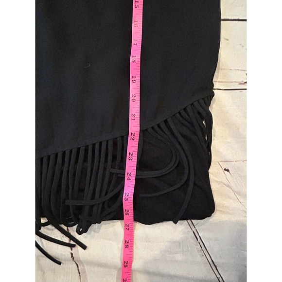 Chicos Long Sleeve Blouse Fringe Chico Size 0 Small Size 4 - Picture 9 of 10